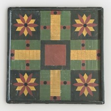 RARE Vintage Parcheesi Game Board Wood 19"x19" Multicolor Wall Hanger