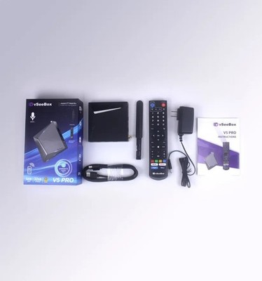 vSeeBox V5 Pro Version Voice Control Android TV Box, Authorized Distributor