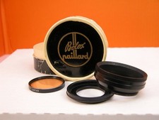 Rare BOLEX LENS HOOD/FILTER HOLDER For Switar 10mm C-Mount Lens W/Filter Nice 