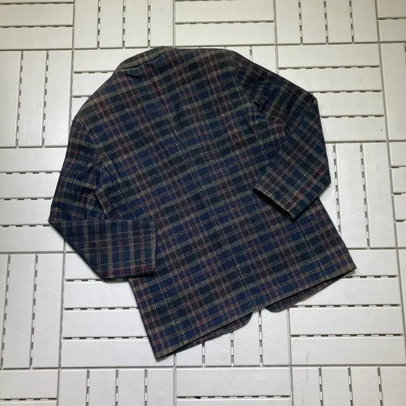 Hanes Checked Pattern Blazer Jacket - Size 100 - image 3
