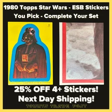 1980 Topps Star Wars Stickers Empire Strikes Back Series 1-3 Singles - You Pick