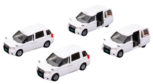 TOMYTEC The Car Collection Basic Set Select JPN Taxi White N Gauge 337812 1/150 | Condition: New