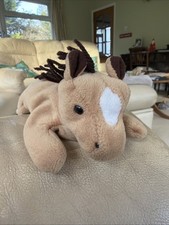 Ty Beanie Baby Derby The Horse Retired 1995 Vintage Wool Mane