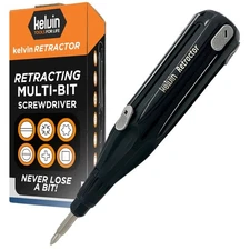 Kelvin Tools Retractor - Retractable All-In-One Screwdriver Quick Change Phil...