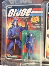 G.I. Joe Super7 ReAction  Cobra Commander O-Ring 3.75  Figure MOC MINT Protector