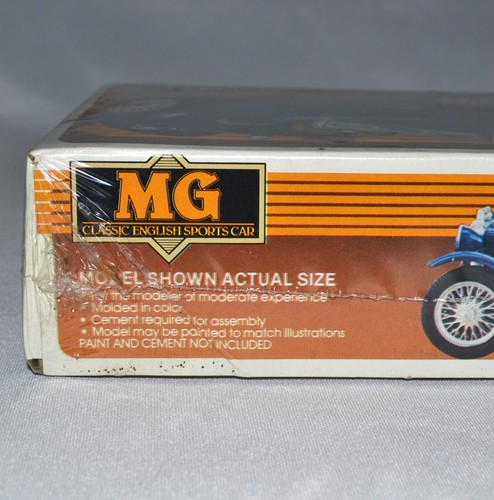 New Sealed NOS MPC MG Classic English Sports Car 1:32 Model Car Kit #1-0901 1982 - Picture 7 of 19