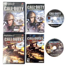 Call of Duty: Finest Hour & COD 2: Big Red One Sony PlayStation 2 Complete