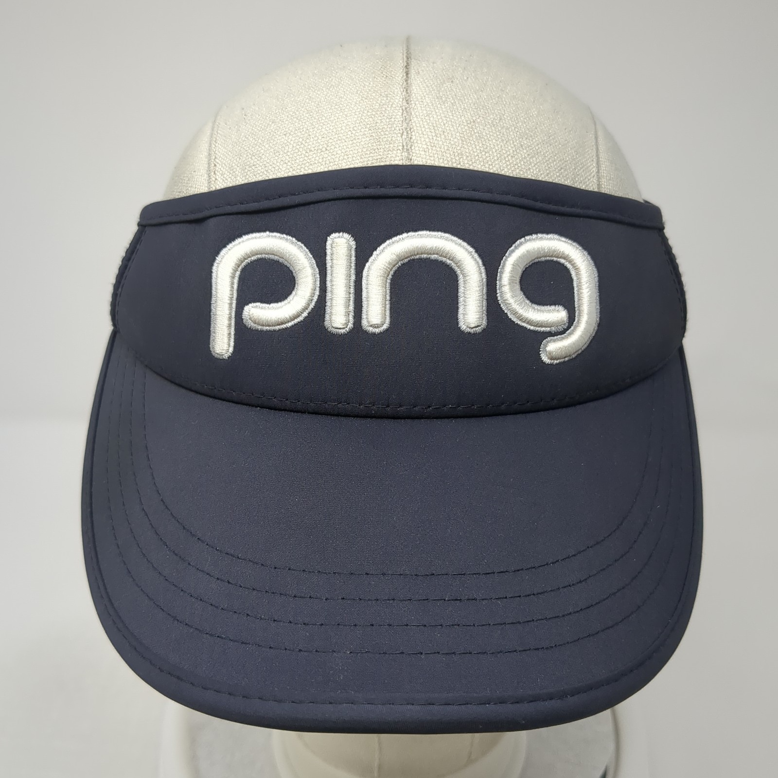 Ping Strapback Visor Hat Blue One Size Adjustable… - image 2