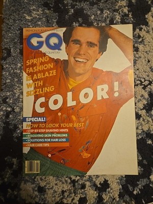 GQ MAGAZINE-MAY 1980- COLOR! - DAVID WHITE -PARIS 1980 -RENAULD WHITE -JOHN SHEA