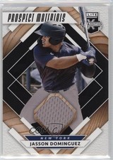 2020 Panini Elite Extra Edition Prospect Materials Black Jasson Dominguez o7m