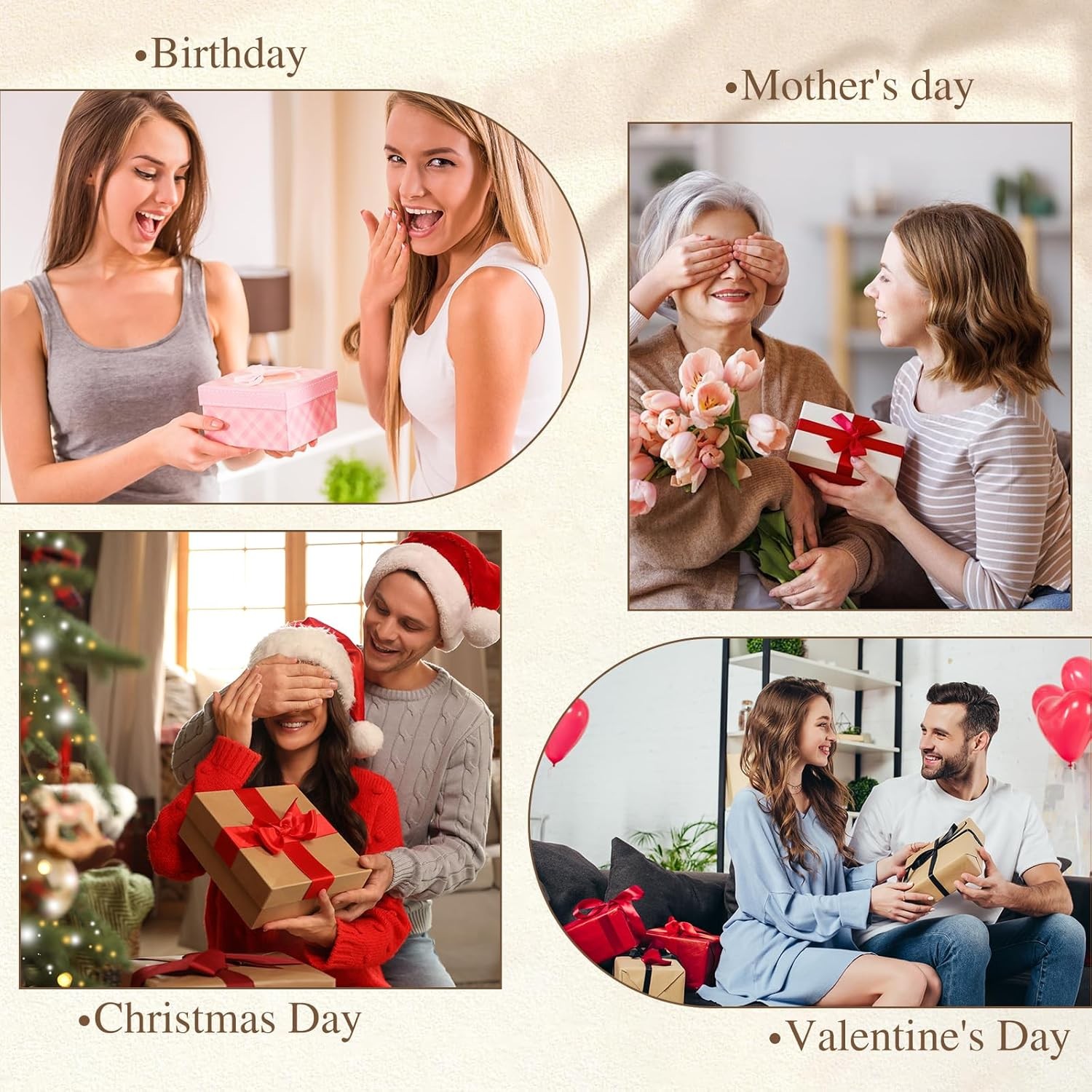 AROIC Car Air Freshener for Women, 6 Pack Air Freshener Diffuser, Hanging Air Fr