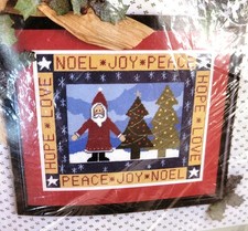 Candamar Designs Something Special Primitive Santa Needlepoint Kit 30675 14x11