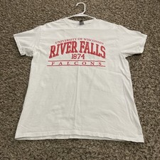 University Of Wisconsin River Falls Tshirt Adult Size Medium 19”x 27”
