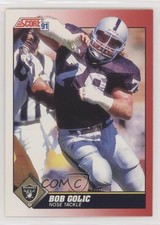 1991 Score Bob Golic #129 1k3