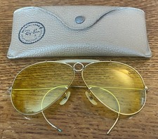 Vintage c.1970's B L Ray-Ban Bausch  Lomb Kalichrome Shooter Sunglasses - READ 