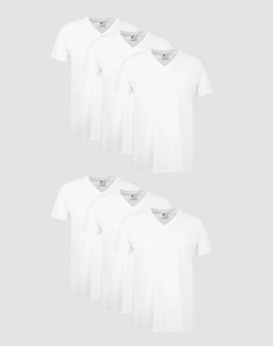Hanes Men's Undershirt Pack, V-Neck, Moisture-Wicking Cotton with Odor Control, - $20.00