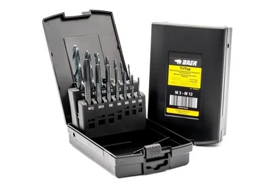 BAER Gewindebohrer Set M3-M12 HSSE-VAP für Edelstahl | TriTap + Kernlochbohrer - Bild 1 von 4