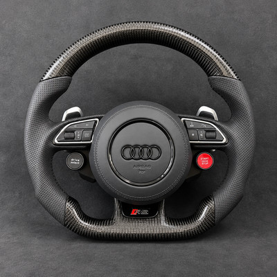 Audi rs carbon fiber steering wheel
