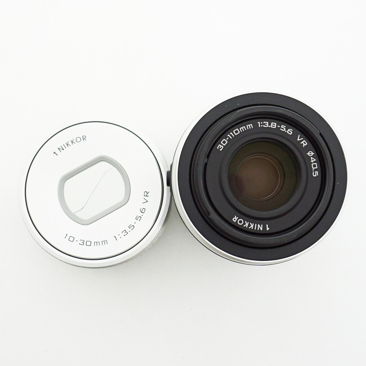 Nikon 1 J5 Silver Double zoom Kit 10-30mm PD / 30-110mm Used | eBay