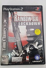 Tom Clancy's Rainbow Six Lockdown Sony PlayStation 2 PS2 CIB W/Manual Black Labe