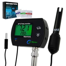 2 In 1 PH And Temperature Meter Water Quality Tester BNC Electrode ATC Monitor