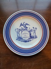 1989 Official Inaugural Bicentennial of George H. W. Bush Plate PFALTZGRAFF 