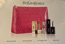 YSL Rouge Pur Couture/Tint-in-Balm/Lip Stain/Bag Set