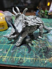 Lizardmen Stegadon Metal Warhammer Fantasy Old World 1999 Citadel No Crew