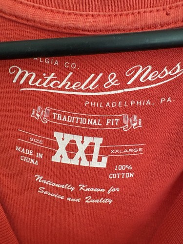 T-SHIRT: GENUINE NOSTALGIA CO MITCHELL & NESS CHICAGO BULLS NBA 2XL XXL VINTAGE - Picture 3 of 6