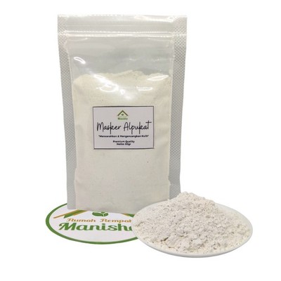 Avocado Herbal Face & Body Mask Powder 50g Traditional Indonesian