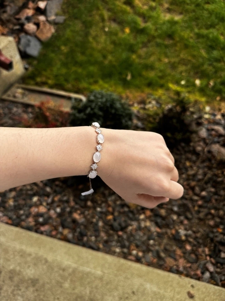 Pulsera multicolor de jadeíta birmana natural | Cada gema está cuidadosamente seleccionada Foto 3 de 3