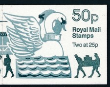 1994 GB 50p BOOKLET SG FB68 FINE MINT MNH COACHING INN SERIES DESIGN No.1