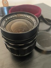 Sankyo Kohki W-Komura 35mm f/2.5 Lens Japan Exakta Mount w/ Case Caps