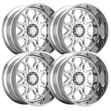 Set-4 Hostile Anvil 20x10 6x135 Chrome -19mm Wheels Rims 20 Inch