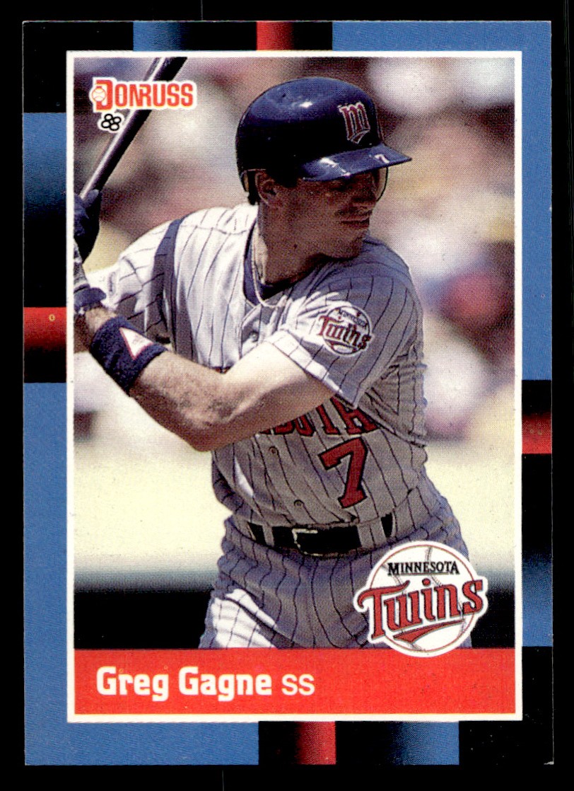 1988 Donruss - Greg Gagne Baseball card #441 Minnesota Twins Raw Trading Card