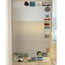 Brushed Stainless Steel Magnetic Notice Message Boards Memo Display A2 A1 0.9mm
