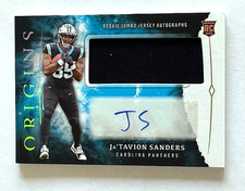 2024 Panini Origins Football Patch Auto Ja'Tavion Sanders