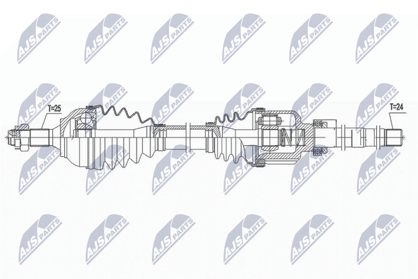 NTY Antriebswelle NPW-CT-111 FüR CitroËN-image