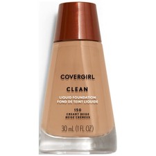 Covergirl Clean Liquid Foundation 150 CREAMY BEIGE For Normal Skin Discontinued