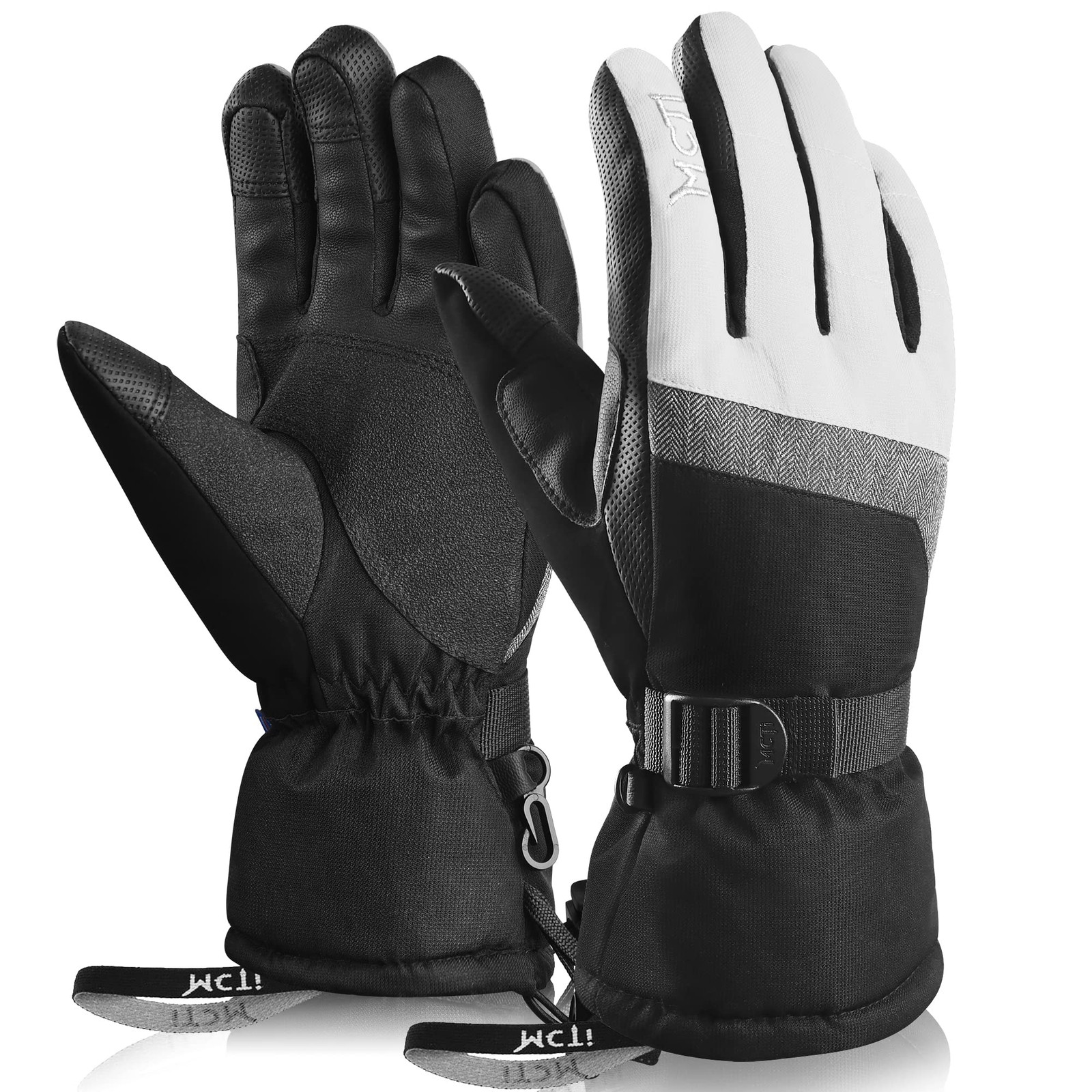 Ski Gloves,Winter Waterproof Snowboard Snow 3M Thinsulate Warm Touchscreen Co...