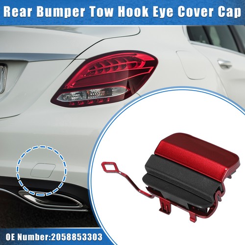 Uxcell Rear Bumper Tow Hook Cover For Mercedes Benz E-Class - Foto 5
