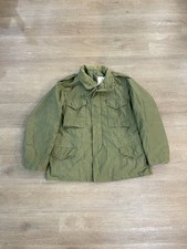 VTG 70s US Military OG107 M65 Field Coat Cold Weather Jacket Large Regular Army