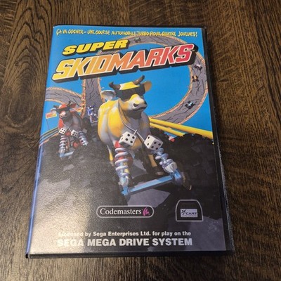 Sega Mega Drive MD : Super Skidmarks ! 4 Spieler ! J-Cart ! J CART ! CIB ! TOP !
