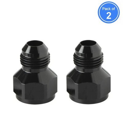 12AN Female to 10AN Male Swivel Coupler Union Fuel Fitting Adapter Aluminum 2Pcs