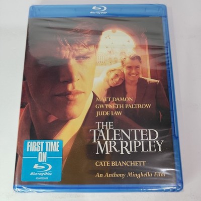 New Sealed 1999 The Talented Mr. Ripley Blu-ray Disc Matt Damon Gwyneth Paltrow