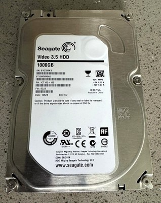 Seagate ST1000VM002 1CT162-160 SC23 1000gb 3.5'' Sata Video Pipeline HDD