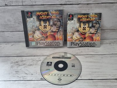 Mickey's Wild Adventure PS1 Retro Gaming Sony PlayStation 1 Videospiel & Anleitung