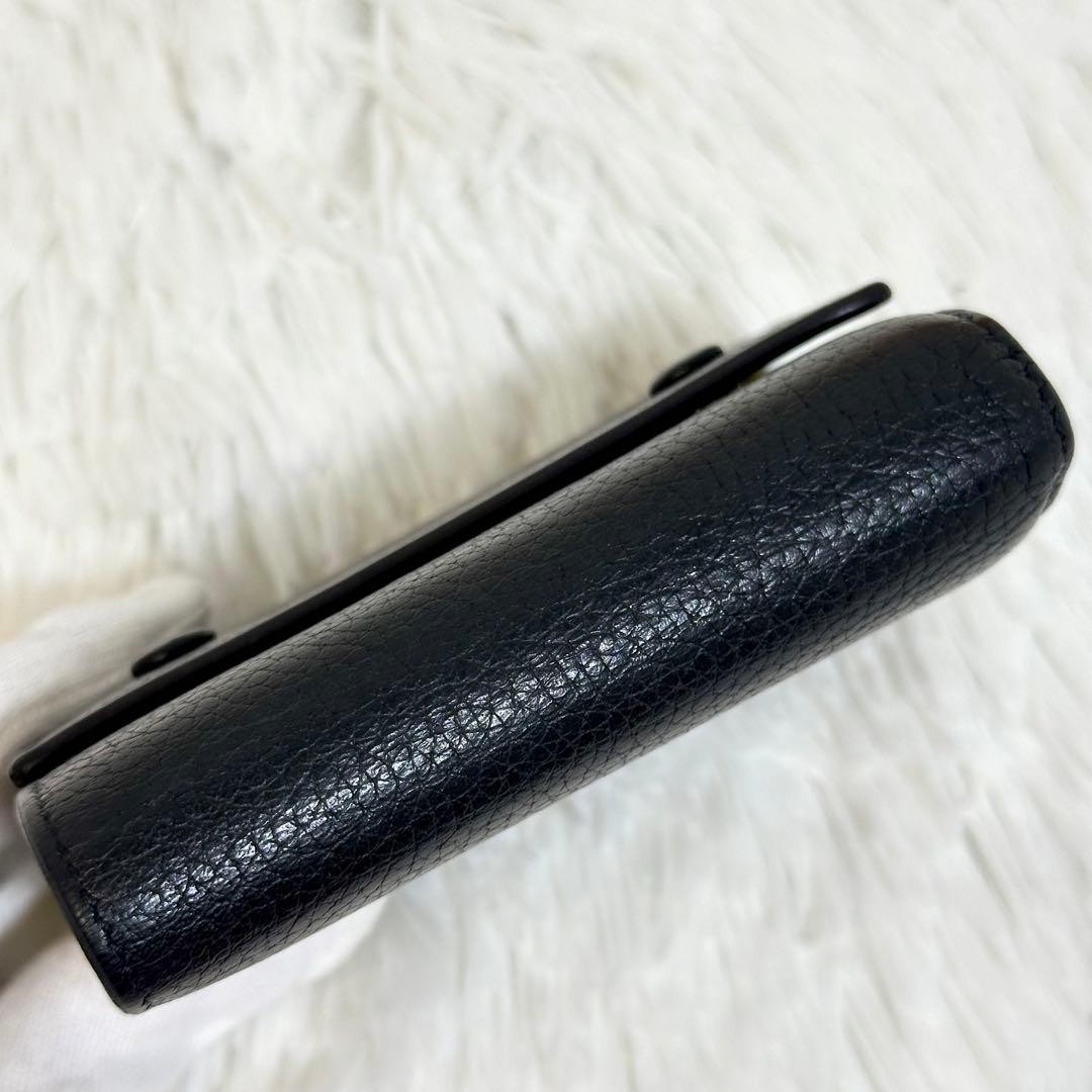 CELINE Small Folded Wallet Multi Function Black F… - image 10