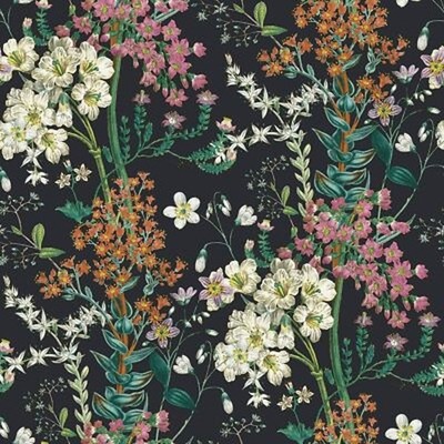 Holden Decor Ayana Black Premium Quality Wallpaper 90572 21'' x 11 yds 57 sq ft