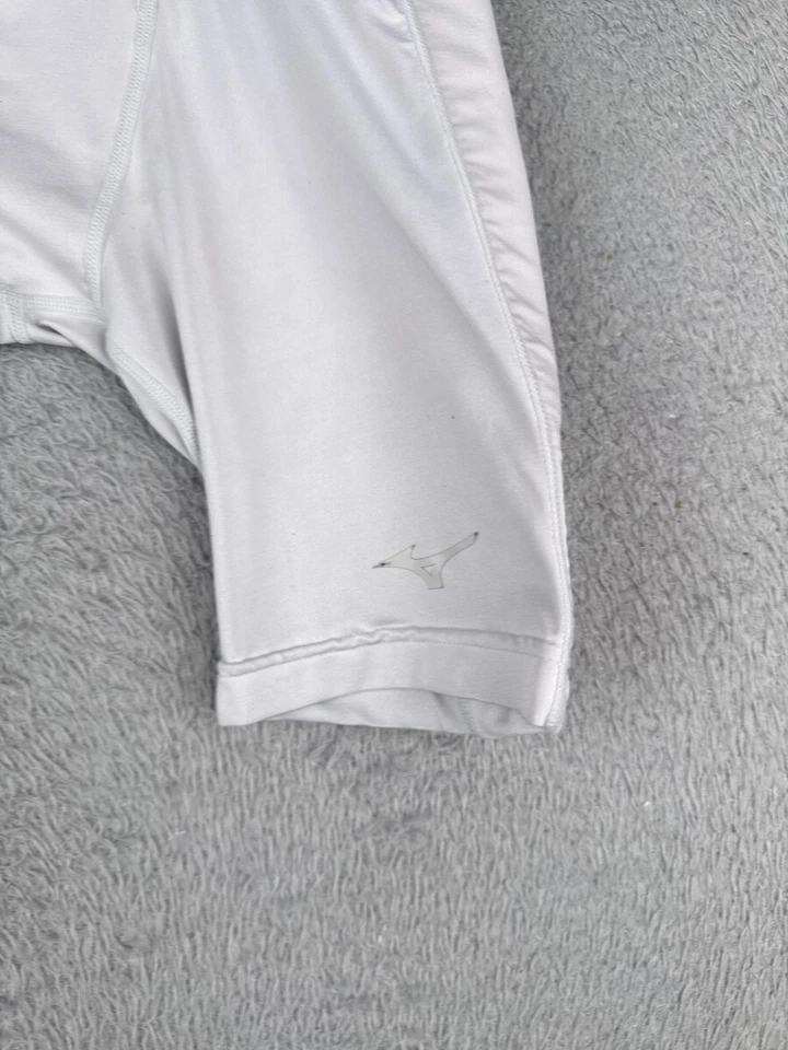 Mizuno Sliding Shorts Youth Large White Padded Baseball Softball Polyester Blend - Image 2 of 4